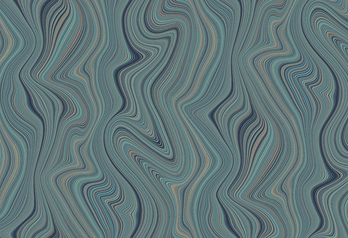 HookedOnWalls Silhouette Organic Lines behang 34851 - LAB COLOUR THE WORLD