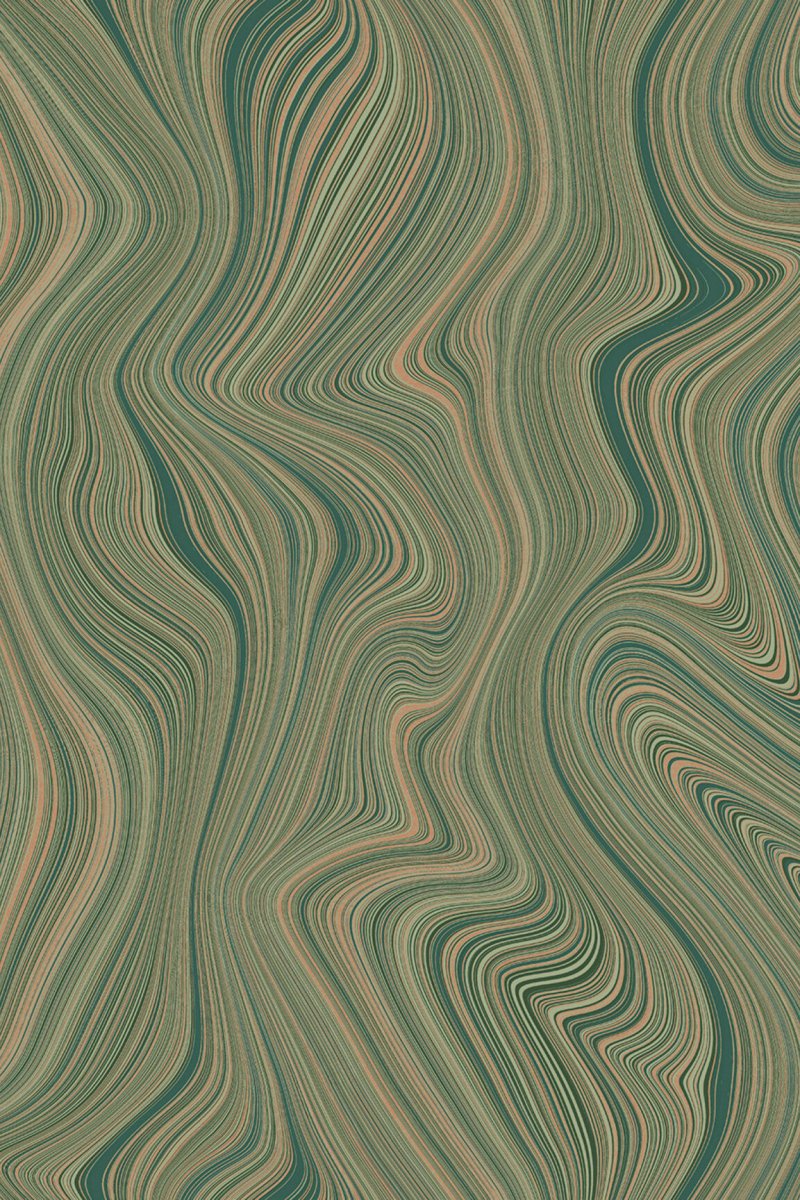 HookedOnWalls Silhouette Organic Lines behang 34854 - LAB COLOUR THE WORLD