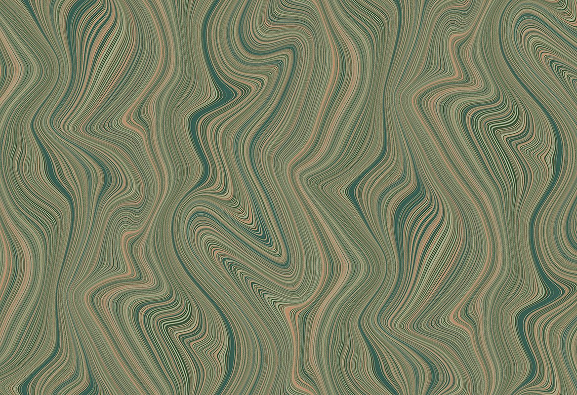 HookedOnWalls Silhouette Organic Lines behang 34854 - LAB COLOUR THE WORLD