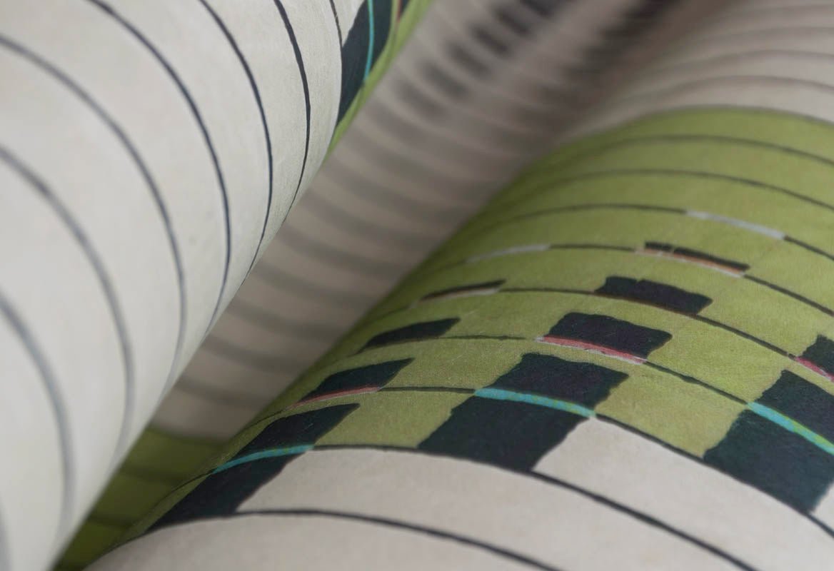 HookedOnWalls Sketch Linked behang 19600 - LAB COLOUR THE WORLD