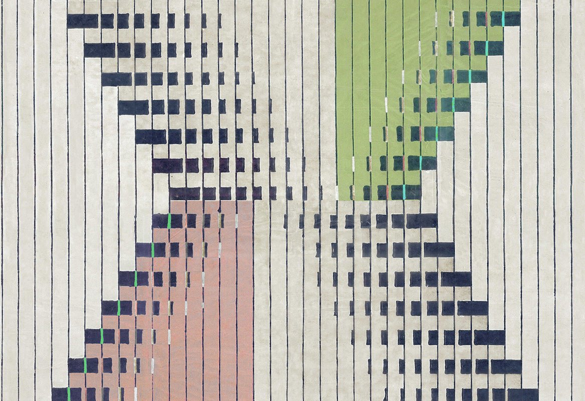 HookedOnWalls Sketch Linked behang 19600 - LAB COLOUR THE WORLD