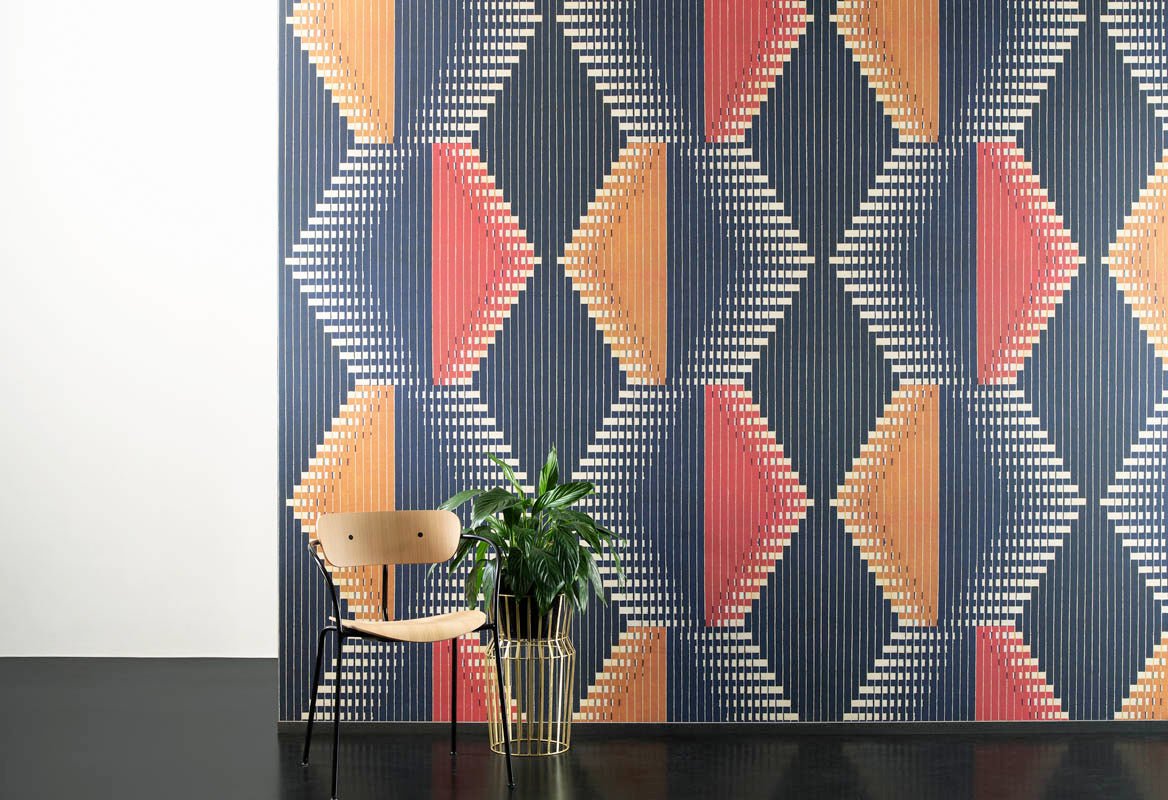 HookedOnWalls Sketch Linked behang 19600 - LAB COLOUR THE WORLD