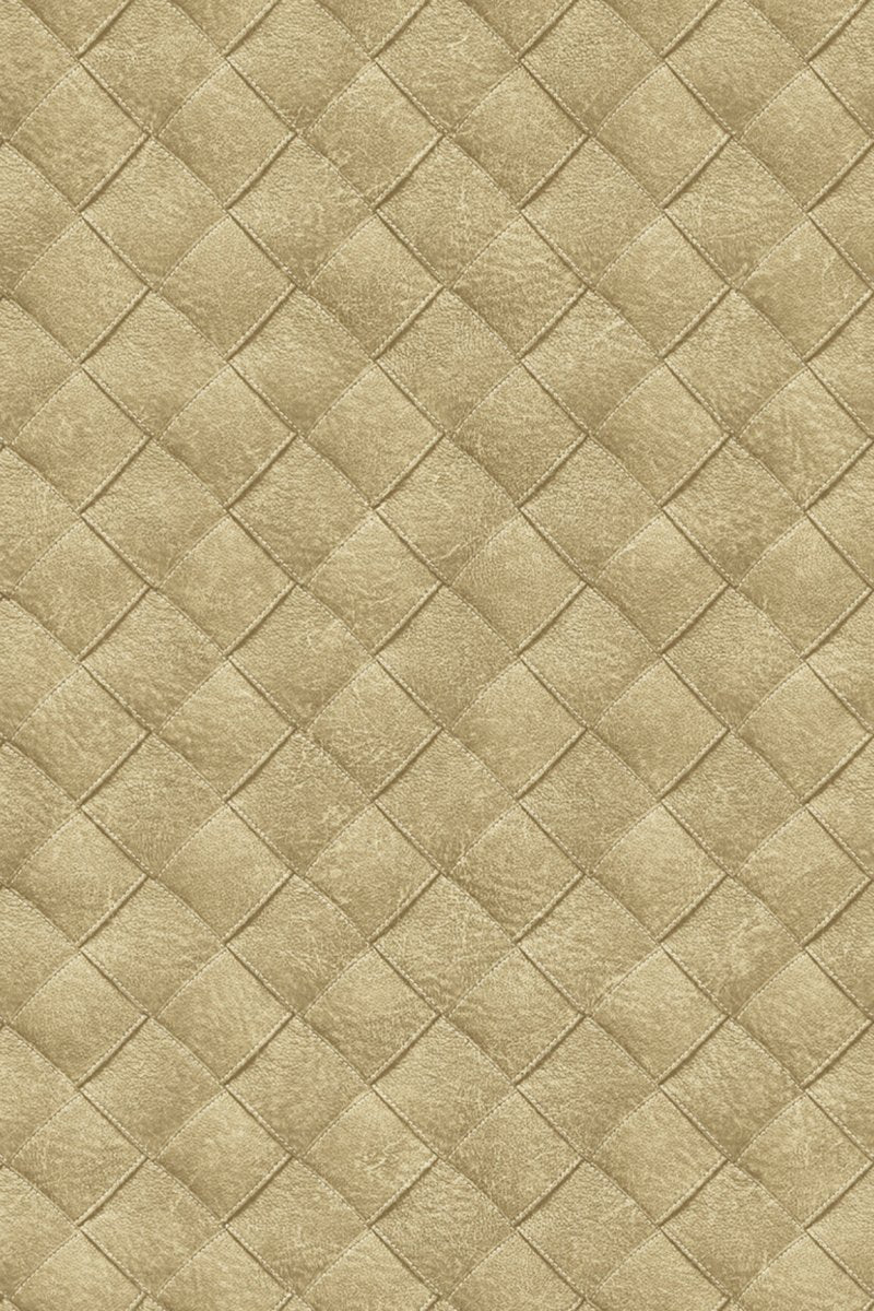 HookedOnWalls Tahiti Leather patchwork behang TA25071 - LAB COLOUR THE WORLD