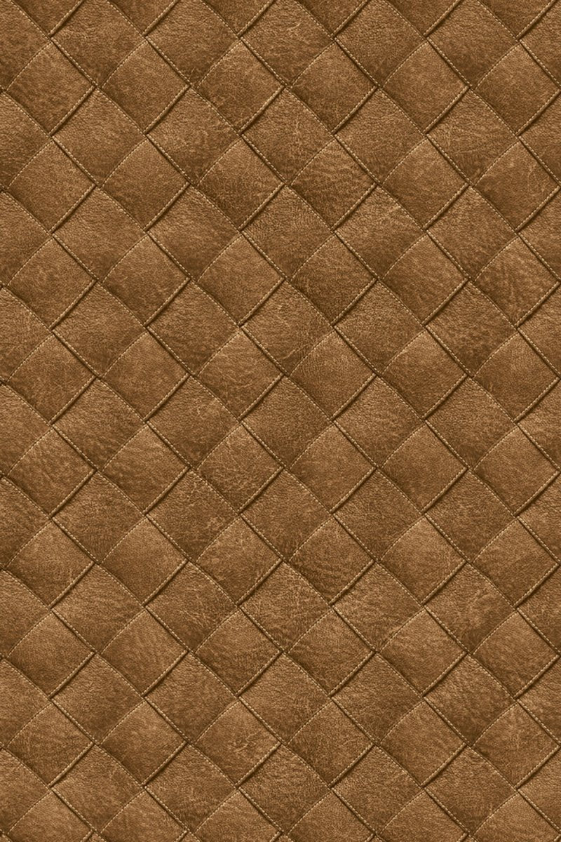 HookedOnWalls Tahiti Leather patchwork behang TA25073 - LAB COLOUR THE WORLD