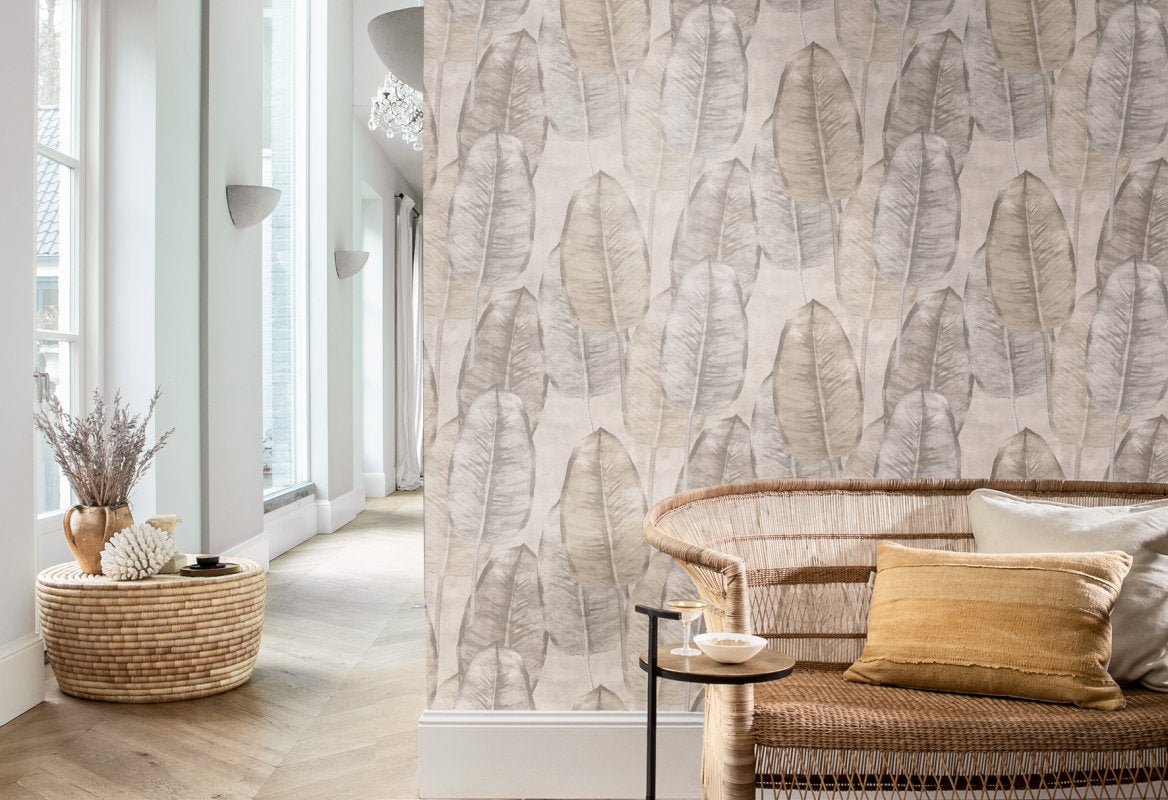 HookedOnWalls Tahiti Rubber tree behang TA25080 - LAB COLOUR THE WORLD