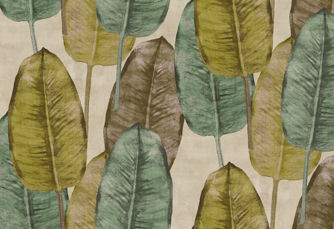 HookedOnWalls Tahiti Rubber tree behang TA25081 - LAB COLOUR THE WORLD