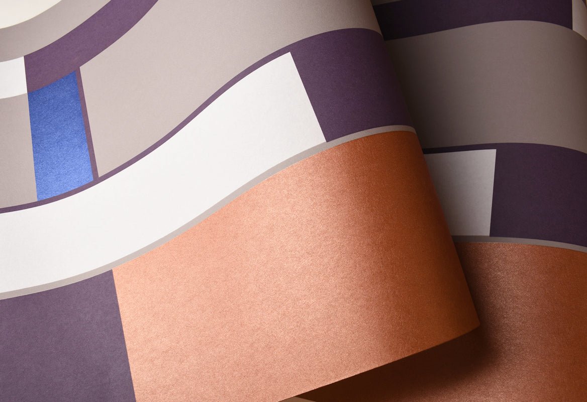 HookedOnWalls Tinted Tiles Opulent behang 29003 (metallic flakes) - LAB COLOUR THE WORLD