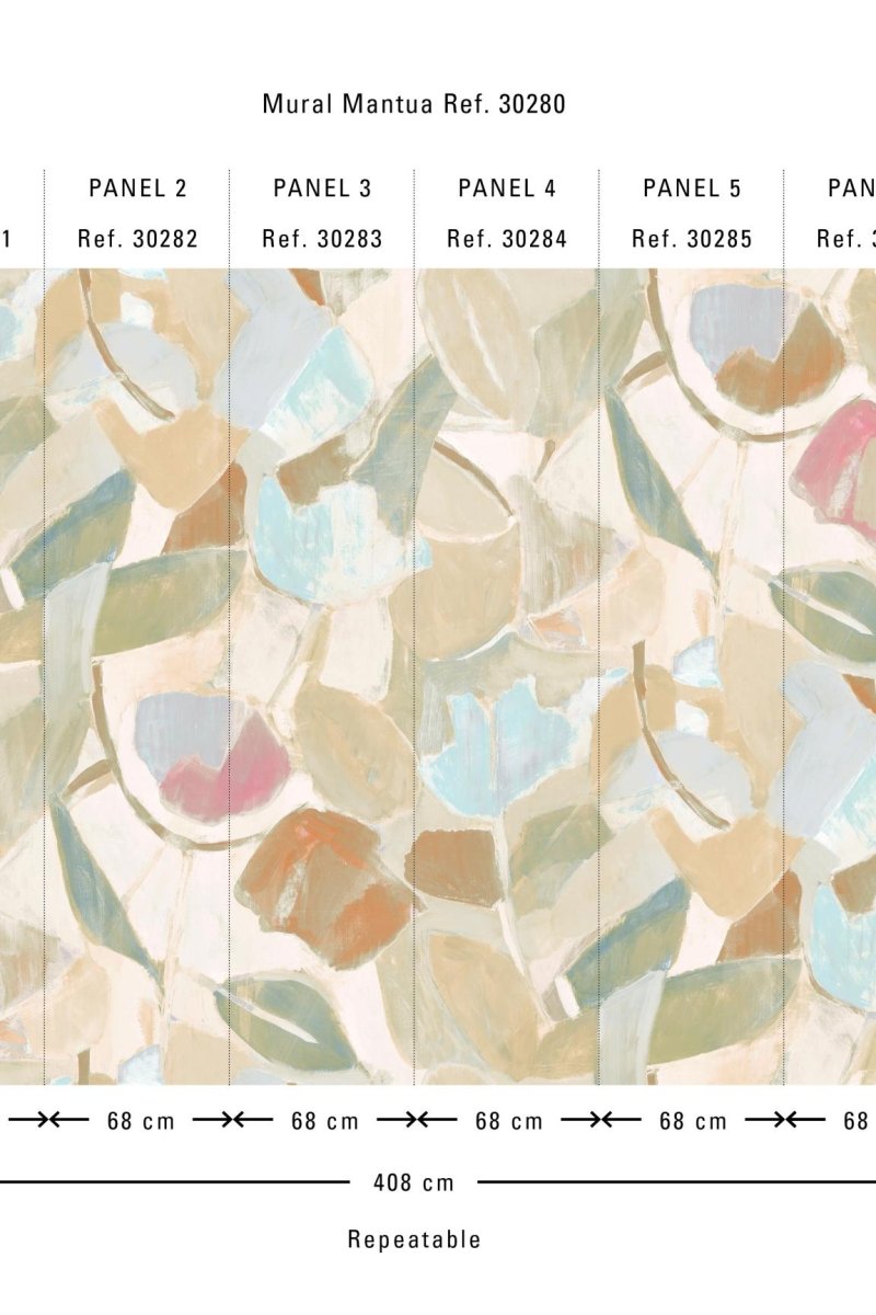 HookedOnWalls Umami Mantua panels 30284 - LAB COLOUR THE WORLD