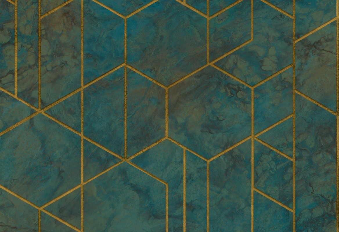 HookedOnWalls Voyage Print 6 behang 92534 - LAB COLOUR THE WORLD