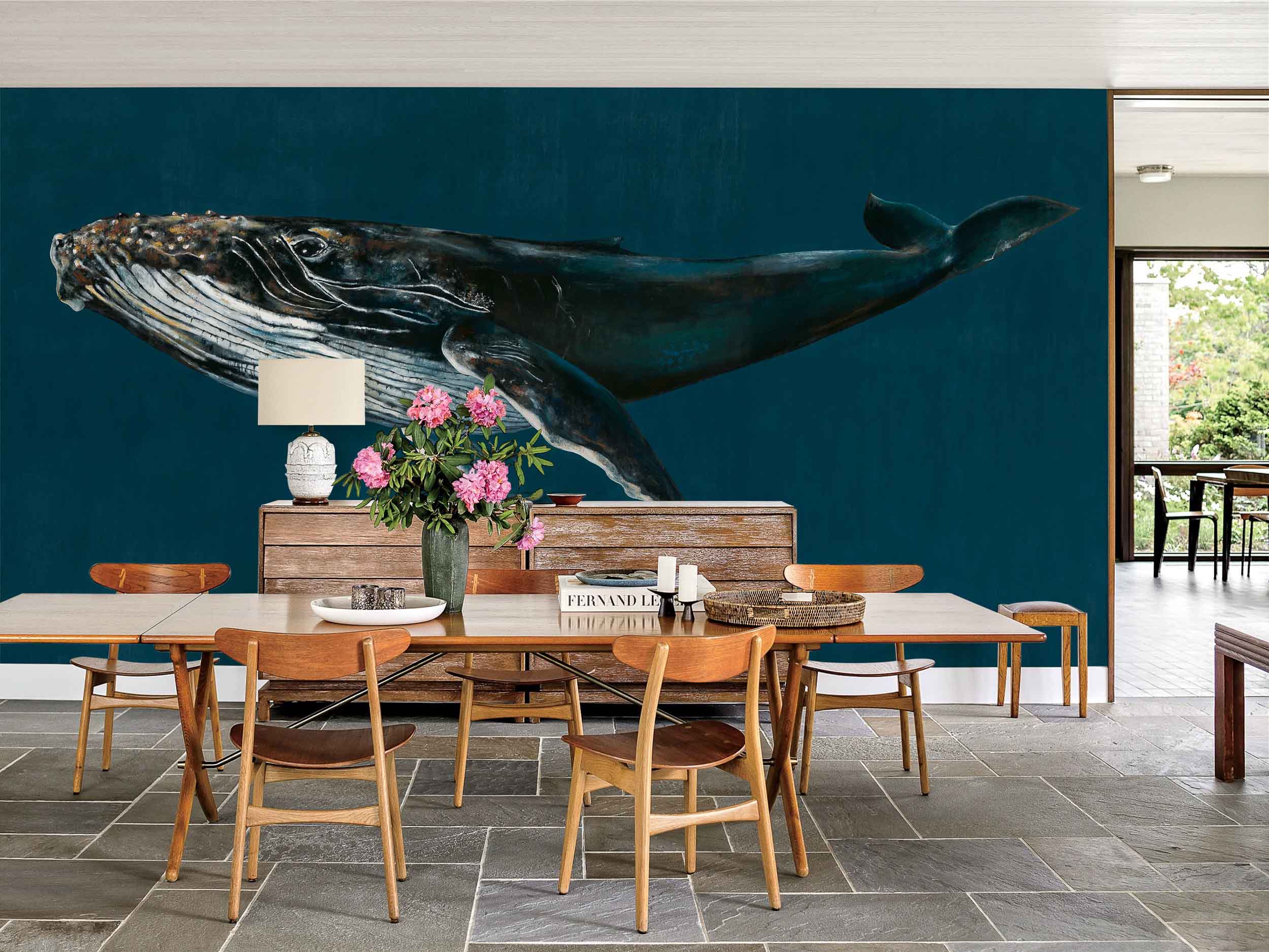Coordonné Naturae Humpback Whale behang 9500100 sfeer afbeelding 1
