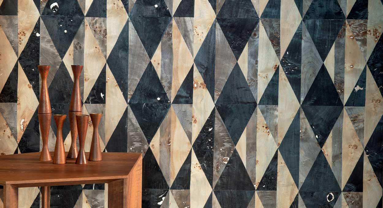 CMO Paris Bois Marbré Arlequin Behang WBO 05 - Nuage