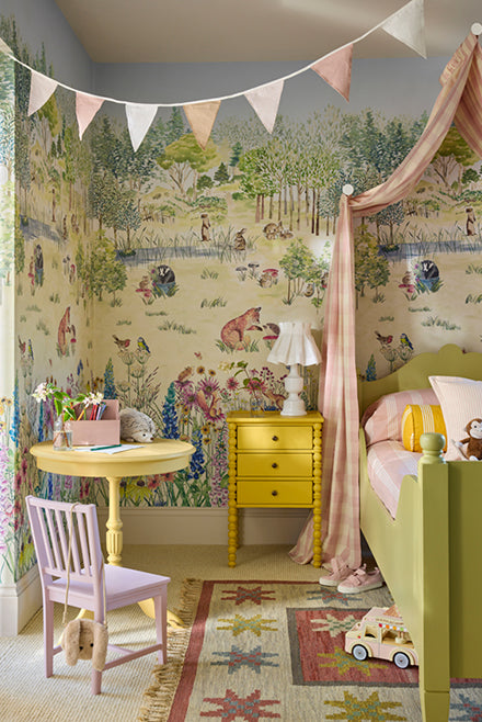 Little Greene Potter's Woodland Behang 0231POSPRIN - LAB COLOUR THE WORLD