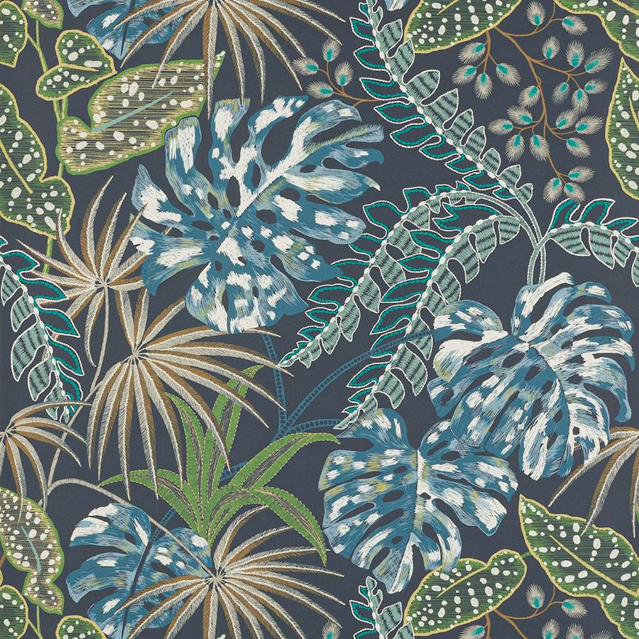 Jane Churchill Rousseau Behang J184W-01 - LAB COLOUR THE WORLD