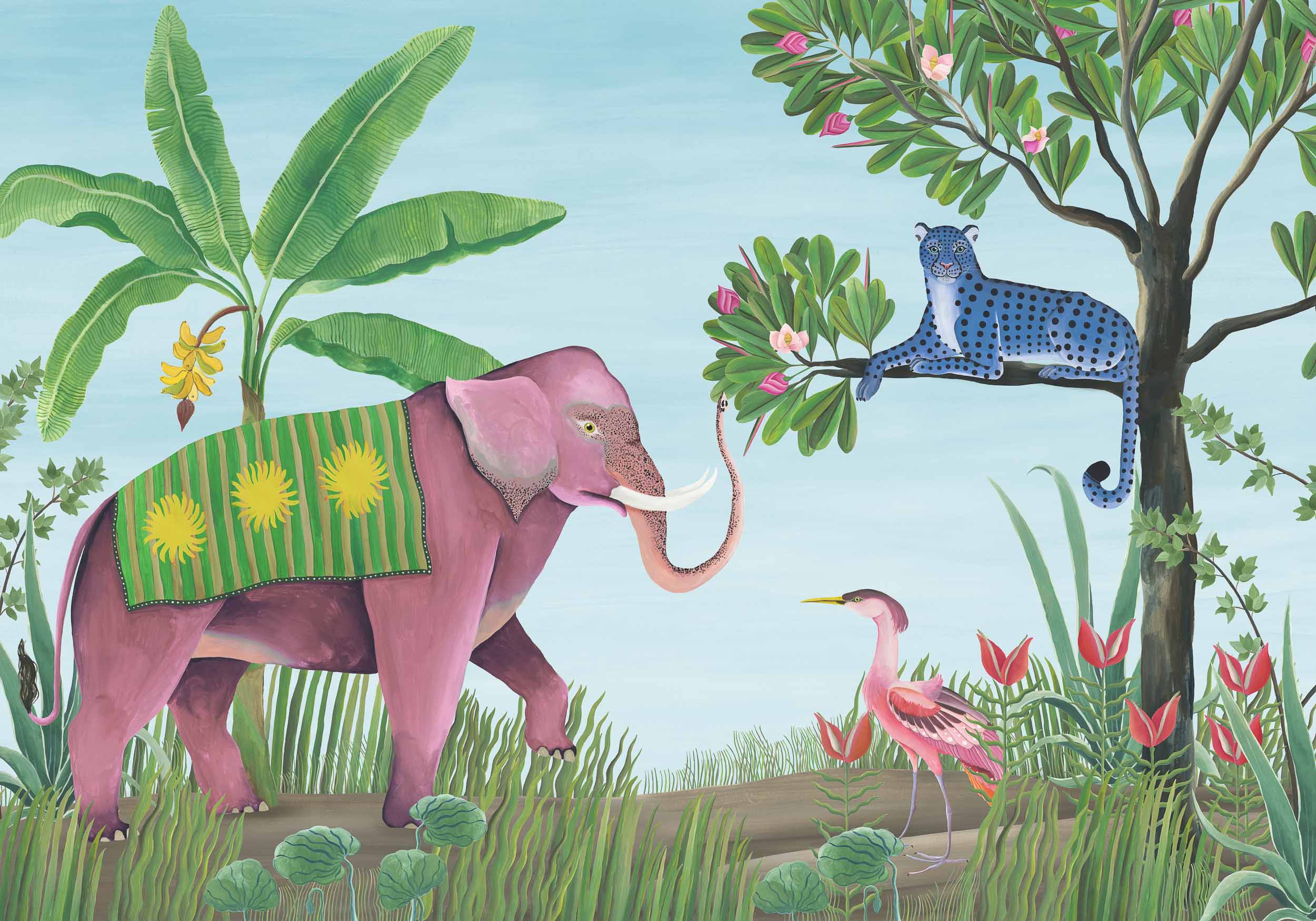 Coordonné Random Kids Jungle Friends behang 9700151 behang afbeelding 1