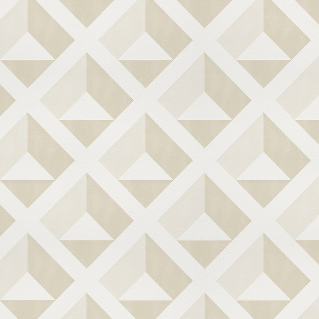 Les Dominotiers Kite Beige Beige Behang DOM 710
