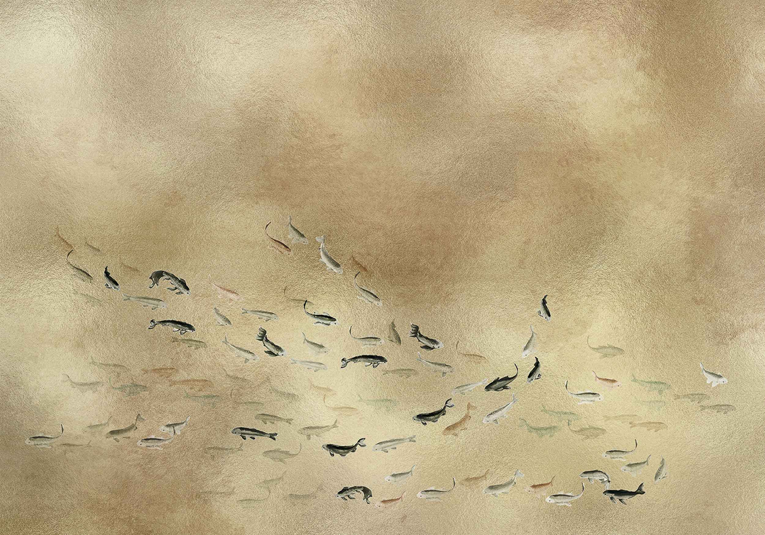 Coordonné Random Metallics Koi behang 9600060G behang afbeelding 1