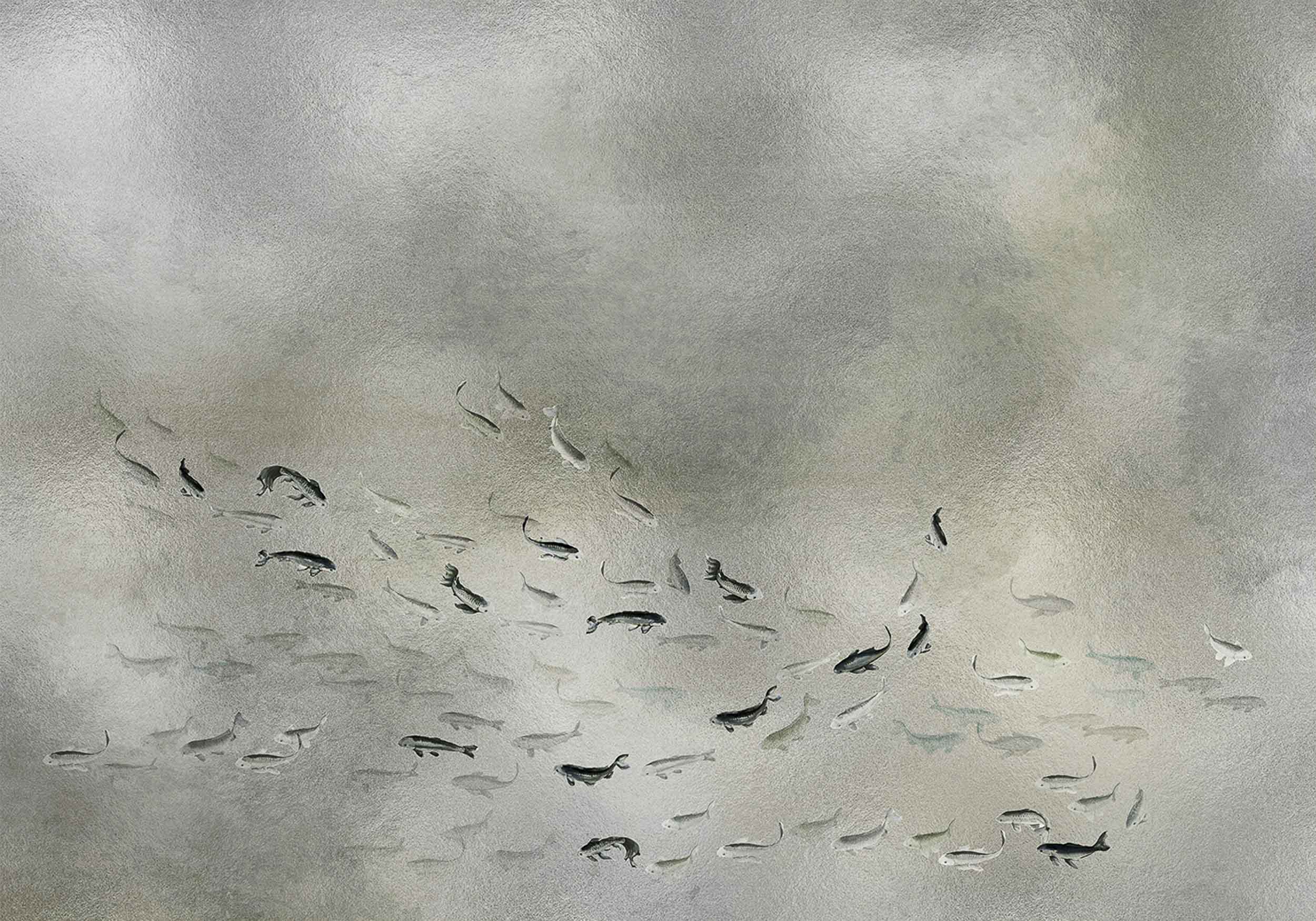 Coordonné Random Metallics Koi behang 9600061S behang afbeelding 1