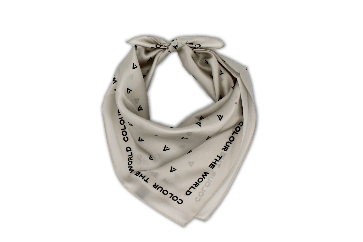 LAB SILK LOGO SCARF - LAB COLOUR THE WORLD