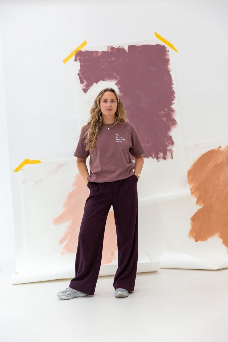 LAB T - SHIRT ROYAL MAUVE NO. 637 - LAB COLOUR THE WORLD