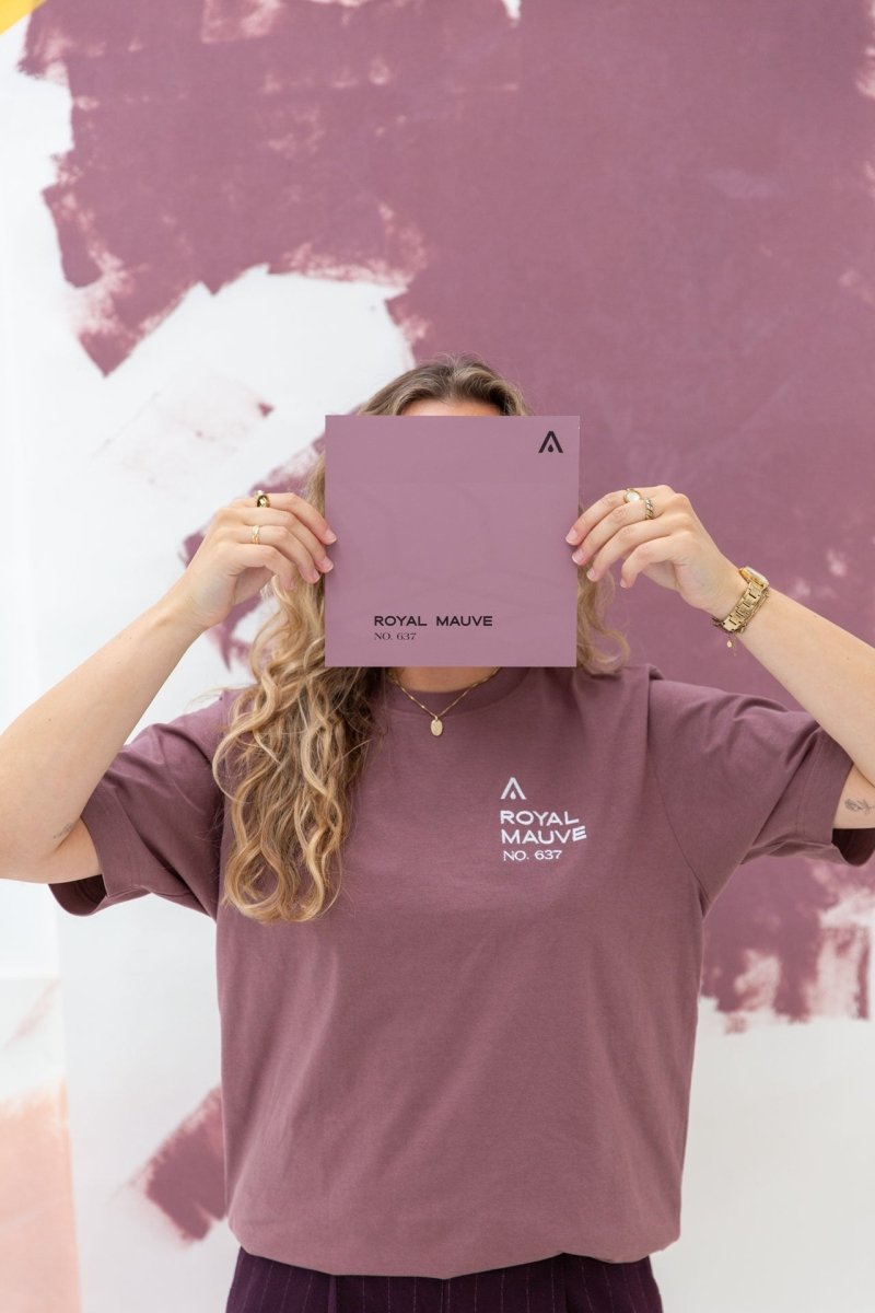 LAB T - SHIRT ROYAL MAUVE NO. 637 - LAB COLOUR THE WORLD