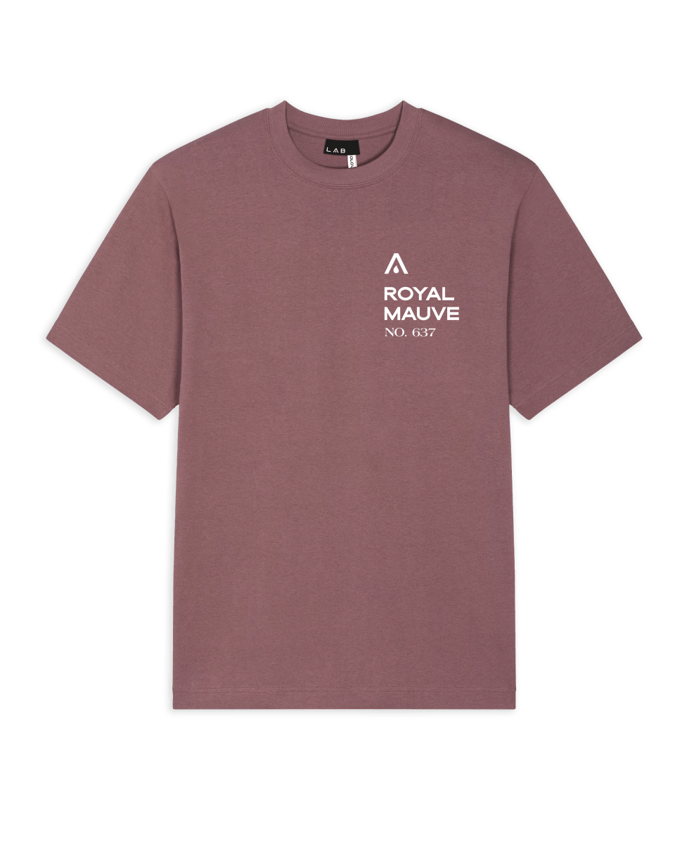 LAB T - SHIRT ROYAL MAUVE NO. 637 - LAB COLOUR THE WORLD