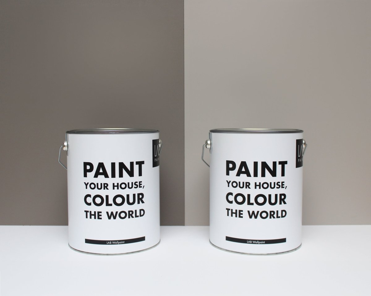 LAB Wallpaint | LIMITED MOCHA NO. 4 en LATTE NO. 5 - LAB COLOUR THE WORLD