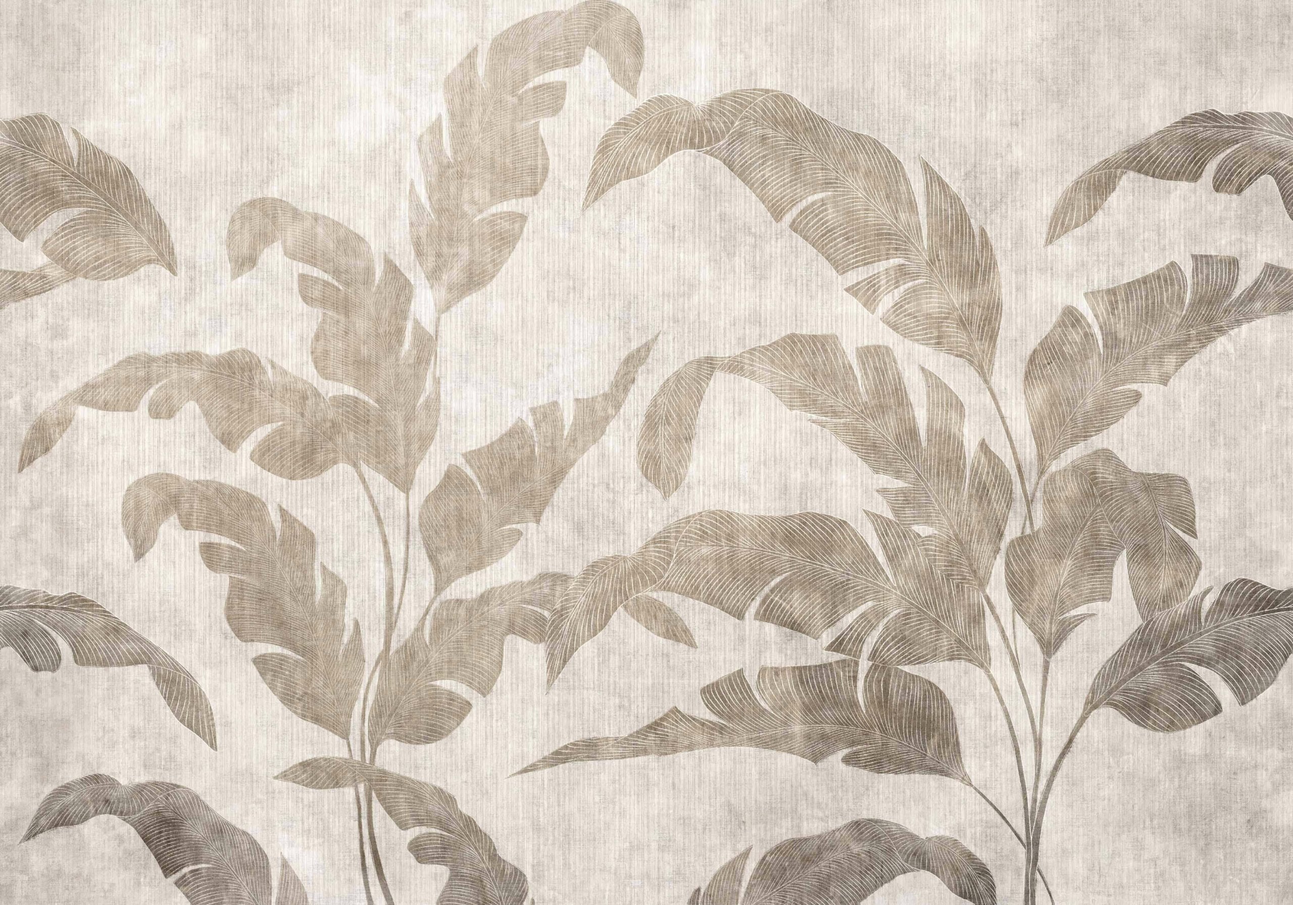 Coordonné Berber Leaves Shadow behang B00467 behang afbeelding 1
