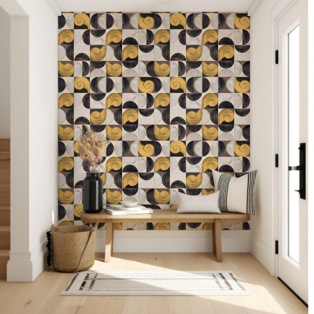 Les Dominotiers Ammonis Behang DOM 4013 - LAB COLOUR THE WORLD