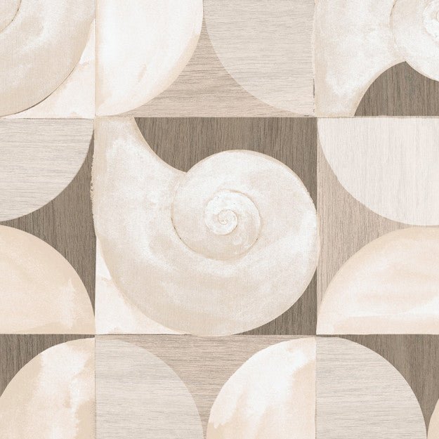 Les Dominotiers Ammonis Neutral Behang DOM 4027 - LAB COLOUR THE WORLD