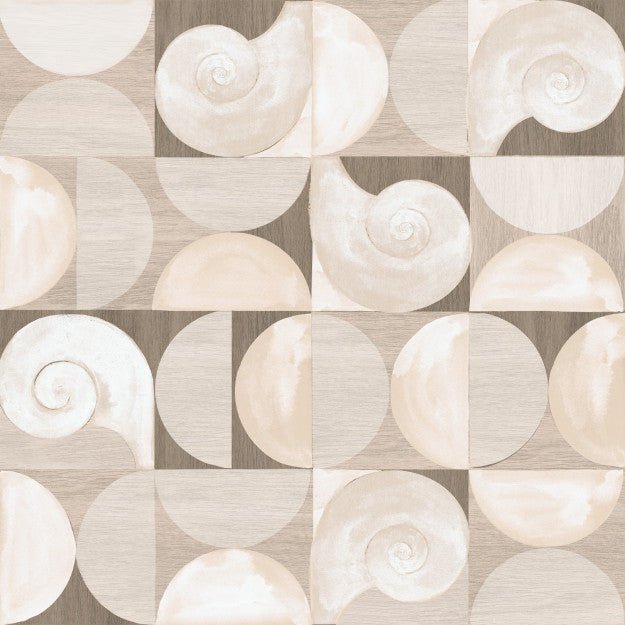 Les Dominotiers Ammonis Neutral Behang DOM 4027 - LAB COLOUR THE WORLD