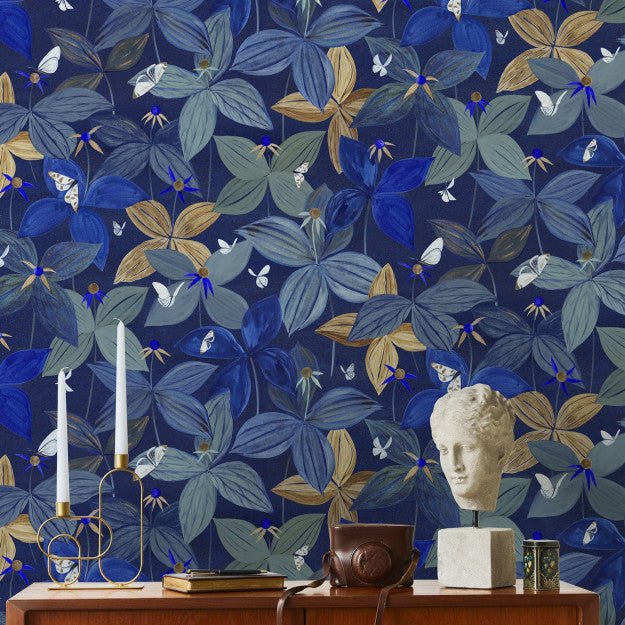 Les Dominotiers Among Butterflies Behang AFDC210 - LAB COLOUR THE WORLD