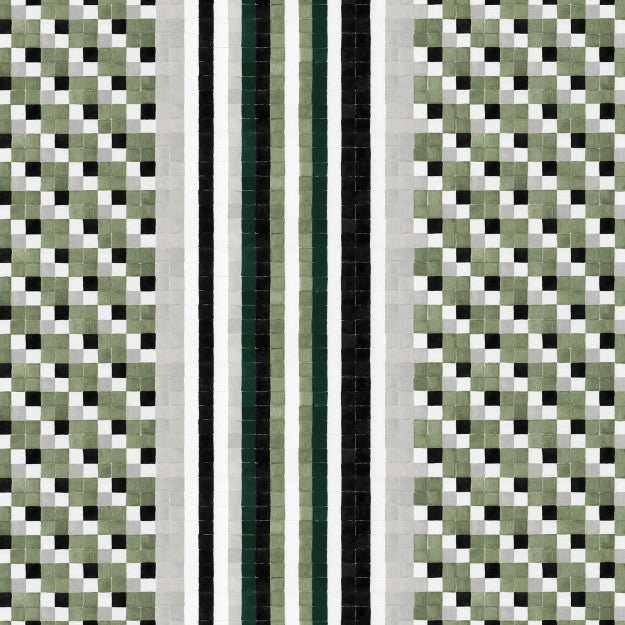 Les Dominotiers Athena Vert Behang DOM 4005 - LAB COLOUR THE WORLD
