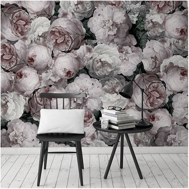 Les Dominotiers Bloemen Behang DOM 152 - LAB COLOUR THE WORLD
