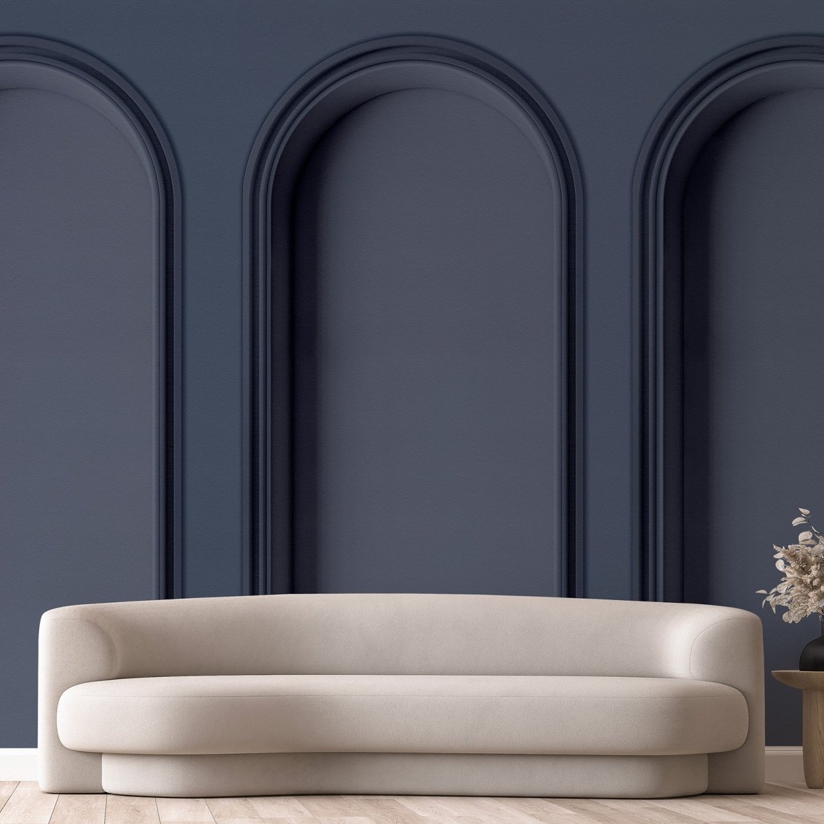 Les Dominotiers Calisto Navy Wandpaneel DOM 2084 - LAB COLOUR THE WORLD