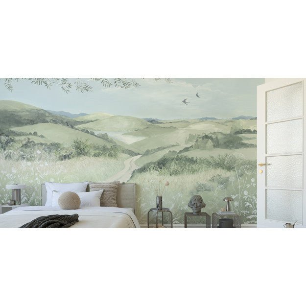 Les Dominotiers Cent collines Behang DOM 5105 - LAB COLOUR THE WORLD
