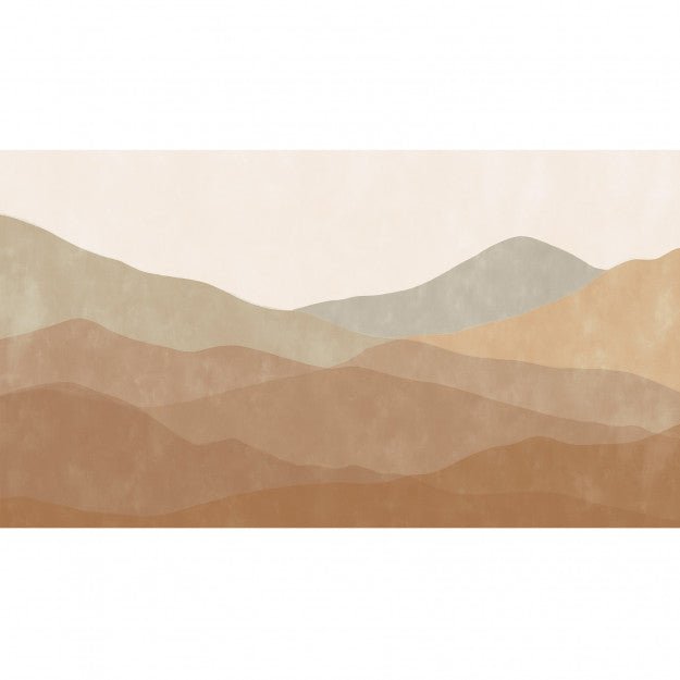 Les Dominotiers Dune Terracota / Ochre Behang DOM 716 - LAB COLOUR THE WORLD