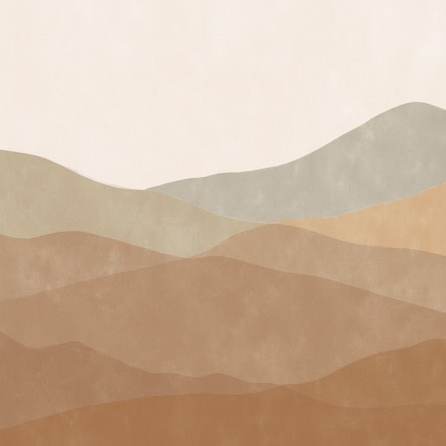 Les Dominotiers Dune Terracota / Ochre Behang DOM 716 - LAB COLOUR THE WORLD