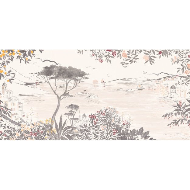 Les Dominotiers Entre deux rives pastel Behang DOM 6014 - LAB COLOUR THE WORLD
