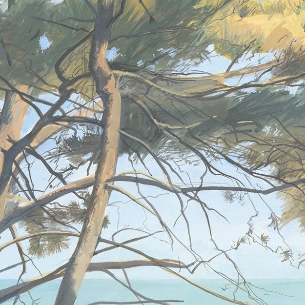 Les Dominotiers Entre les pins Behang DOM 5005 - LAB COLOUR THE WORLD