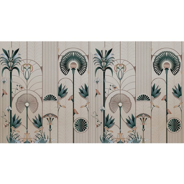 Les Dominotiers Floreal Beige Behang DOM 4010 - LAB COLOUR THE WORLD