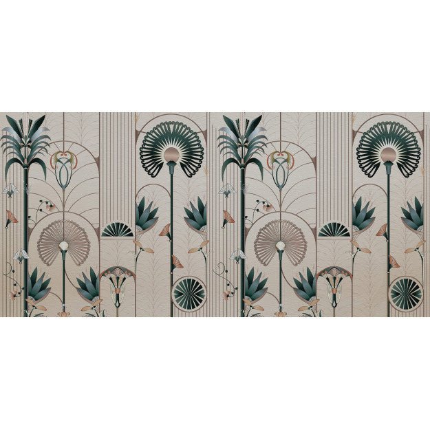 Les Dominotiers Floreal Beige Behang DOM 4010 - LAB COLOUR THE WORLD