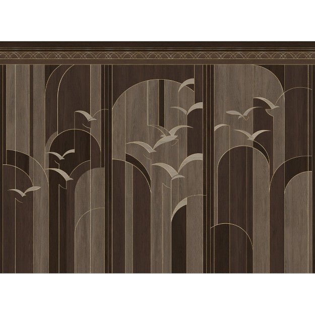 Les Dominotiers Garigliano Or Behang DOM 4007 - LAB COLOUR THE WORLD
