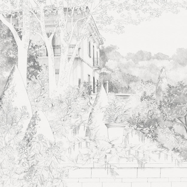Les Dominotiers Jardin De Famille Behang DOM 3004 - LAB COLOUR THE WORLD