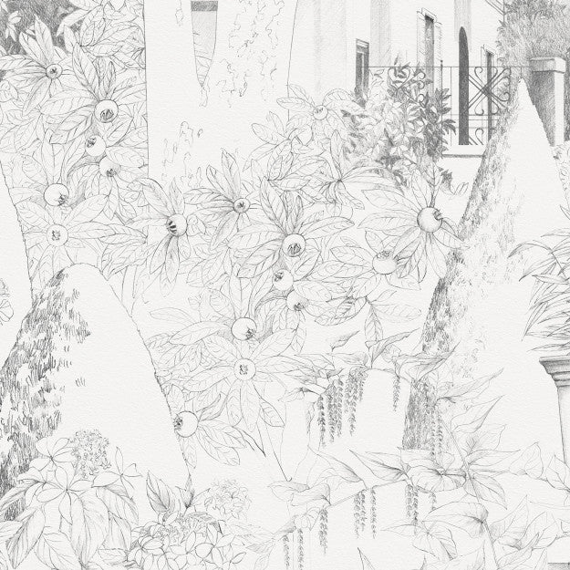 Les Dominotiers Jardin De Famille Behang DOM 3004 - LAB COLOUR THE WORLD