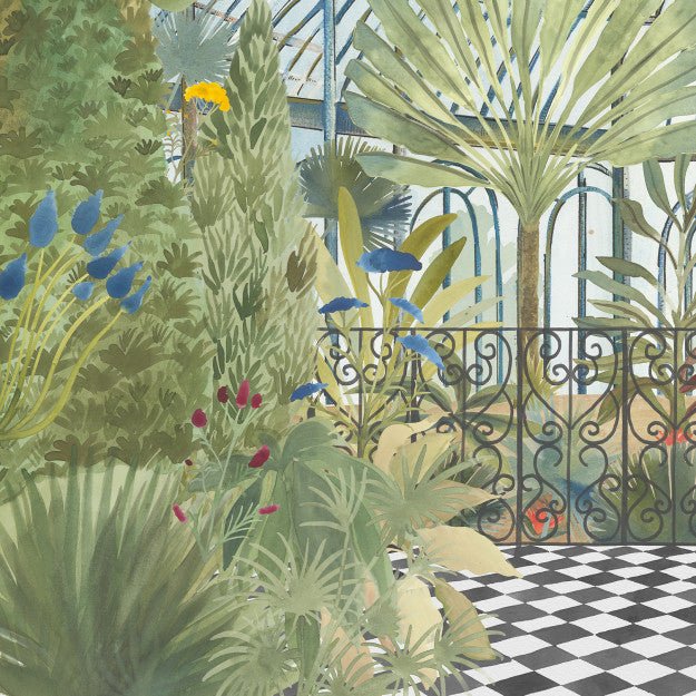 Les Dominotiers Jardin D'hiver Behang DOM 3017 - LAB COLOUR THE WORLD
