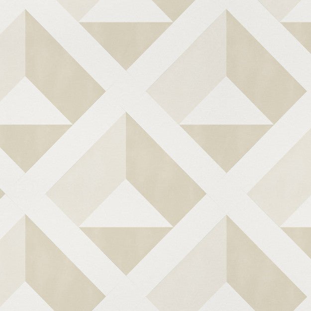 Les Dominotiers Kite Beige Beige Behang DOM 710 - LAB COLOUR THE WORLD