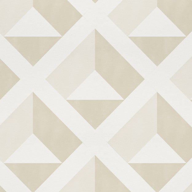 Les Dominotiers Kite Beige Beige Behang DOM 710 - LAB COLOUR THE WORLD