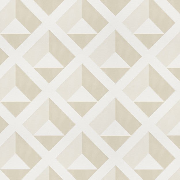Les Dominotiers Kite Beige Beige Behang DOM 710 - LAB COLOUR THE WORLD