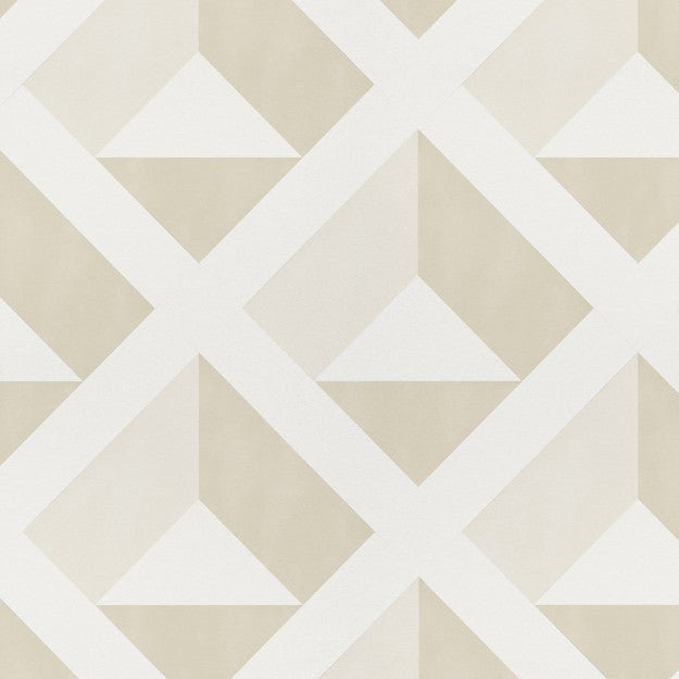 Les Dominotiers Kite Beige Beige Behang DOM 710 - LAB COLOUR THE WORLD