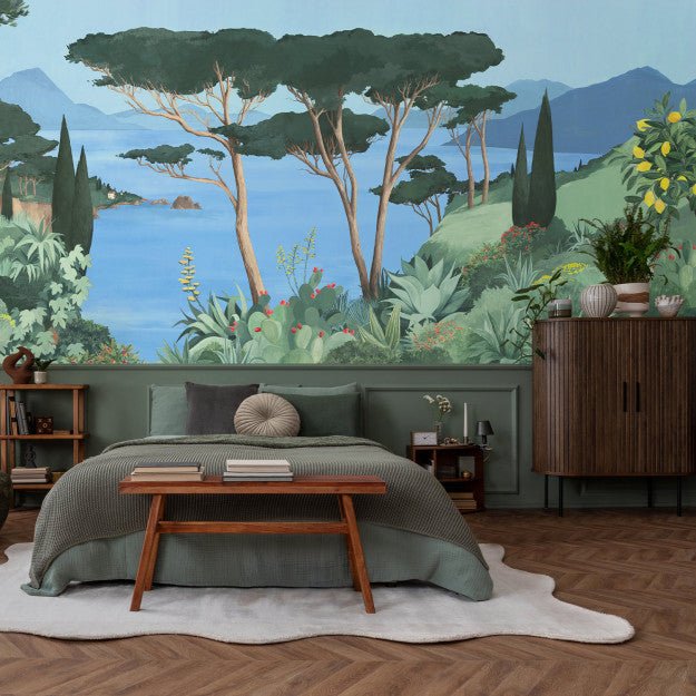Les Dominotiers Lago in Fiore Behang DOM 5100 - LAB COLOUR THE WORLD